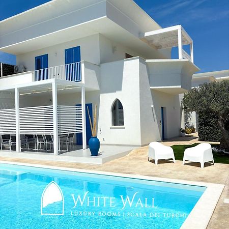 White Wall Luxury Rooms Scala Dei Turchi Realmonte Exterior photo